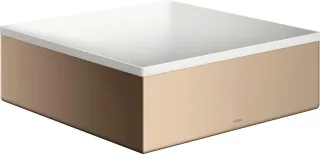 Hansgrohe Aufsatzwaschtisch AXOR Suite Basins&Bathtubs 285x285mm o.Hl.Ül weiss/polished red gold, 42 42002300