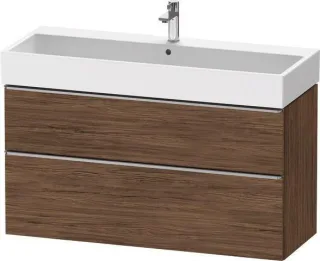 Duravit D-Neo Waschtischunterbau wandhängend Nussbaum dunkel Matt 1184x442x625 mm - DE4375070210000 DE4375070210000