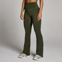 MP Damen Tempo Flared Leggings - Waldgrün - XXL