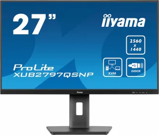 iiyama ProLite XUB2797QSNP-B1 Monitor 68.5cm (27") WQHD | xub2797qsnp-b1 | IPS - 1ms