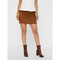 Vero Moda Lederimitatrock VMDONNADINA FAUXSUEDE SHORT SKIRT Materialmix