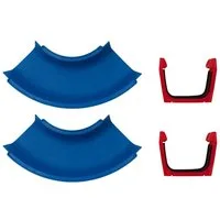 Aquaplay Wasserbahn AquaPlay Outdoor Spielzeug Wasserbahn Erweiterung 2x Kurve 8700000102