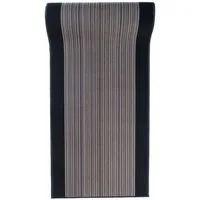 Mazovia Läufer Läufer Teppichläufer Brücke - Vorzimmer Küche - Grau, 67 x 100 cm, Kurzflor, Rutschfest, Meterware, Verschiedene Größen