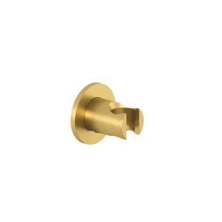 KLUDI-A-QA Wandhalter rund, starr Brushed Gold PVD 65557N0-00