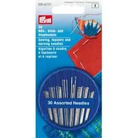 Stofferia Stoff Näh/Stick/Stopfnadeln ST in Compact-Dose, Meterware