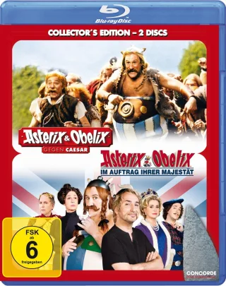 Asterix & Obelix gegen Caesar / Asterix & Obelix - Im Auftrag Ihrer Majestät [Collector's Edition] [2 Blu-rays]