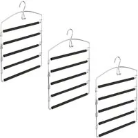 relaxdays Mehrfach-Kleiderbügel Hosenbügel 1er/3er Pack, (3er Set, 3-tlg), 3er Pack