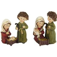 FADEDA Krippenfigur 2x FADEDA Hlg. Familie, Krippenblock, Höhe in cm: 6,5
