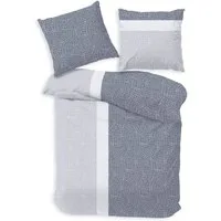 Träumschön Bettwäsche Premium Bettwäsche 135x200 oder 155x220 cm Baumwolle, Platin, Baumwolle, 2 teilig, mit Reißverschluss, luftig und leichte Sommerbettwäsche