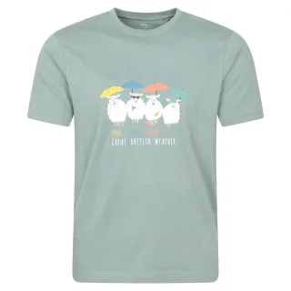 Mountain Warehouse - "Great British Weather" T-Shirt für Herren/Damen Unisex (Helles Khaki)