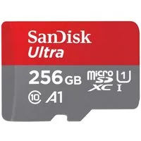 Sandisk SanDisk Ultra 256 GB microSDXC, Speicherkarte, externer Speicher (256 GB GB)