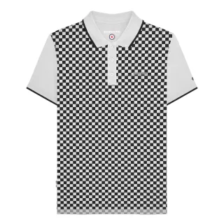 Lambretta - Poloshirt Rundum bedruckt für Herren (Weiß)