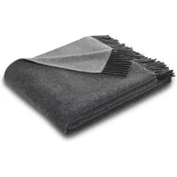 Plaid Lars, Biederlack, mit Fransen, Kuscheldecke