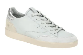 Ecco 212853 STREET LITE Damen Sneaker Grau Metallic Glanz Weich Gepolstert