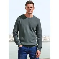 John Devin Strickpullover Pullover aus weichem Strukturstrick