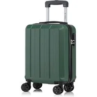 YONSLY Koffer Reisekoffer Trolley Rollkoffer Hartschalenkoffer Größenwahl aus ABS, 4 Rollen, Zahlenschloss 360°-Doppelrollen weicher Gummigriff Aluminium-Elemente