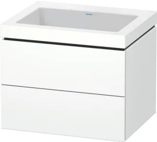 Duravit L-Cube c-bonded Set wandhängend Weiß 600x480x500 mm - LC6926N8484 LC6926N8484