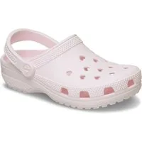 Crocs Classic Hearts Cut Out Clog Clog Hausschuh, Schlupfschuh, Sommerschuh mit Cut-Outs