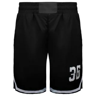 BoxRaw 36 von Teddy Herren Schwarze Atlas-Shorts