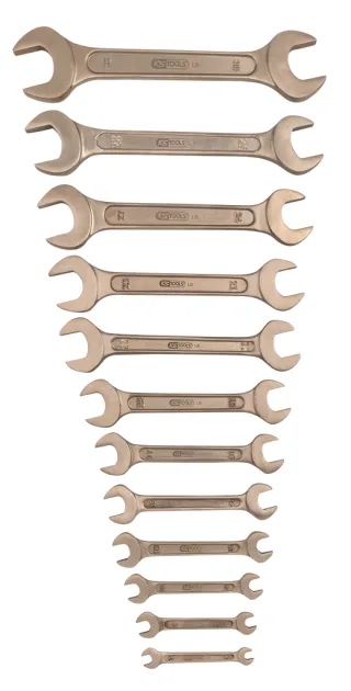 KS Tools BRONZEplus Doppel-Maulschlüssel-Satz 12-tlg - 963.7064
