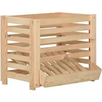 vidaXL Aufbewahrungsbox Kartoffelkiste 60x40x50 cm Massivholz Kiefer (1 St)