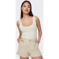 JDY Stricktop JDYNANNA S/L SCALLOP EDGE TOP KNT NOOS