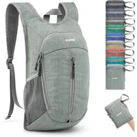 G4Free Wanderrucksack 10L Kleiner Wanderrucksack Leicht Faltbar Freizeit Tagesrucksack (1-tlg), 10-Liter-Freizeit-Faltrucksack