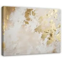 Wallarena Leinwandbild Abstrakt Marmor - Mehrfarbig - Modern - Wohnzimmer, Abstrakt, 40x30x2cm
