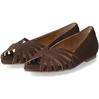 Copenhagen Studios Copenhagen Shoes CS8567-004 DARK BROWN Damen Rauleder brown Ballerina