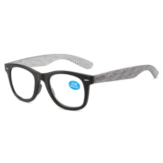 Retro Blue Light Blocking Reading Glasses Lightweight PC Slim Frame Computer Eyewear with UV Protection