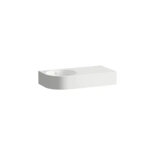 Laufen FORM Waschtisch H515FM43991041 800x400x150 mm, Ablage rechts, Armaturenbank, 1 Hahnloch, mit Überlauf, weiß