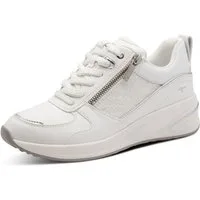 Tamaris Keilsneaker Schnürschuh, Halbschuh, Freizeitschuh mit Außenreißverschluss
