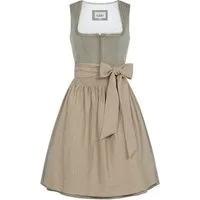 Nübler Trachtenkleid Midi Dirndl Flavienne in Sand von Nübler - Rocklänge 60 cm