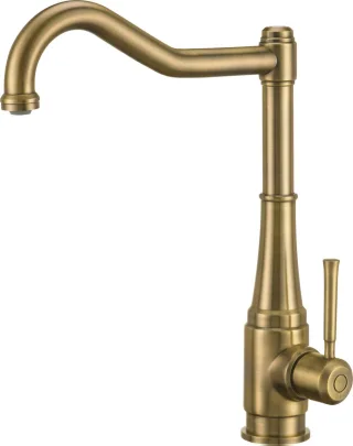 Neuesbad Serie 690 Spültischarmatur mit Eckiger Auslauf, Messing NB1DEBQTM63M1