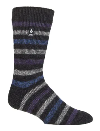 Wärmehalter - Herren Extra Dicke Thermosocken für den Winter | Warme Flauschige Fleece Isolierte Socken | Geschenke für Männer - Charcoal (Dublin)