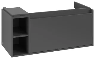 Villeroy & Boch Waschtischunterschrank Skyla C79000 972x436x 439mm 2 Ausz. Waschbecken mittig Grap C79000VR