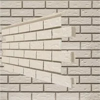 NOVIK Verkleidungspaneel NovikBrick HL Platte 122x47cm 9St. 4,65qm Klinker mattweiss, BxL: 47,00x121,92 cm, 0,52 qm, (Karton mit 9 Platten, 4,27 qm) Wandverkleidung mit 3-D-Effekt, problemlose Montage, Natursteinoptik