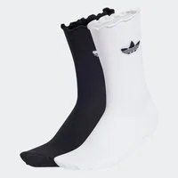 adidas Originals Sportsocken RUFFLE SOCK 2P (2-Paar) für Erwachsene, mit Rüschendetails hinten und am Bündchen