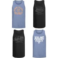 Jack & Jones Tanktop (Spar-Set, 4er-Pack) in unifarbe