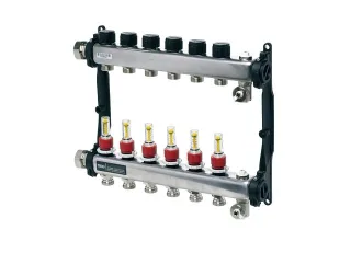 Tece floor Edelstahlvert. HKV 7 mit DFA SLQ, poliert, 1" IG flachdichtend, 77310007 77310007