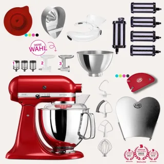 KitchenAid Artisan 4,8 Liter KSM175 Spar-Set Pasta Deluxe mit...