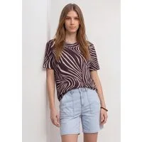 STREET ONE T-Shirt mit Zebra Print