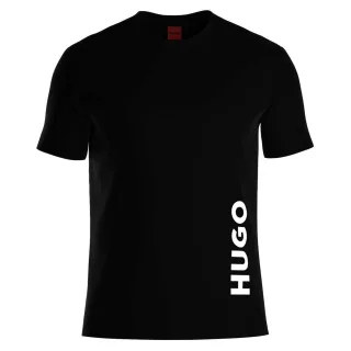 Hugo - T-Shirt für Herren, Bio-Baumwolle (Schwarz)