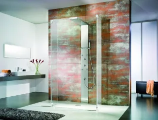 HSK Walk in Lavida 1 Glaselement und 2 bewegliche Seitenteile LV.50 LV.50