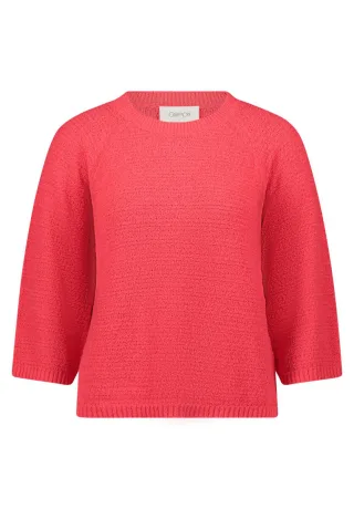 CARTOON - Strickpullover pink/rot - Gr. - 40