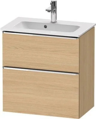 Duravit D-Neo Waschtischunterbau wandhängend Natur Eiche Matt 610x372x625 mm - DE4368010300000 DE4368010300000