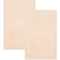 Betz Badematte 2 Stück Badvorleger Premium Badteppich Größe 50x70 cm, unbeschichtet, beidseitig nutzbar, beidseitig nutzbar, Baumwolle, Qualität 650g/m²