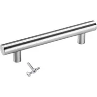 SO-TECH® Möbelgriff Stangengriff G22, Edelstahl gebürstet, Lochabstand 128 mm, Relinggriff - inkl. Schrauben