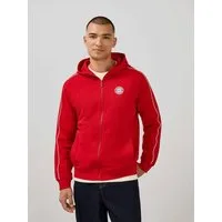 FC Bayern München Kapuzensweatjacke FC Bayern München, Zip-Hoodie Essentials, Herren, Rot