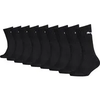 PUMA Tennissocken JUNIOR CREW SOCK 9P ECOM (9-Paar) Puma Cat am Bündchen